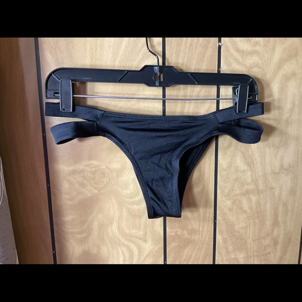 Victoria's Secret Black Cutout Bikini Bottom